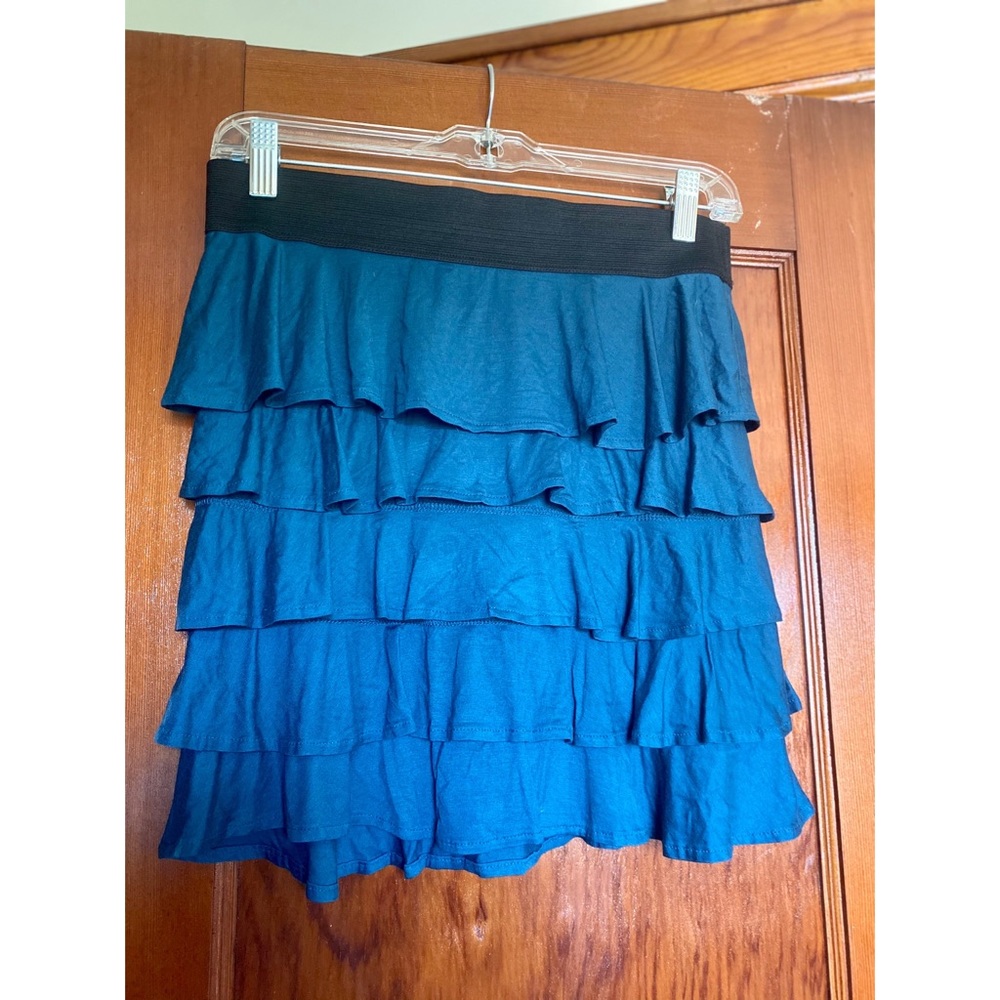 Blue Mini Skirt